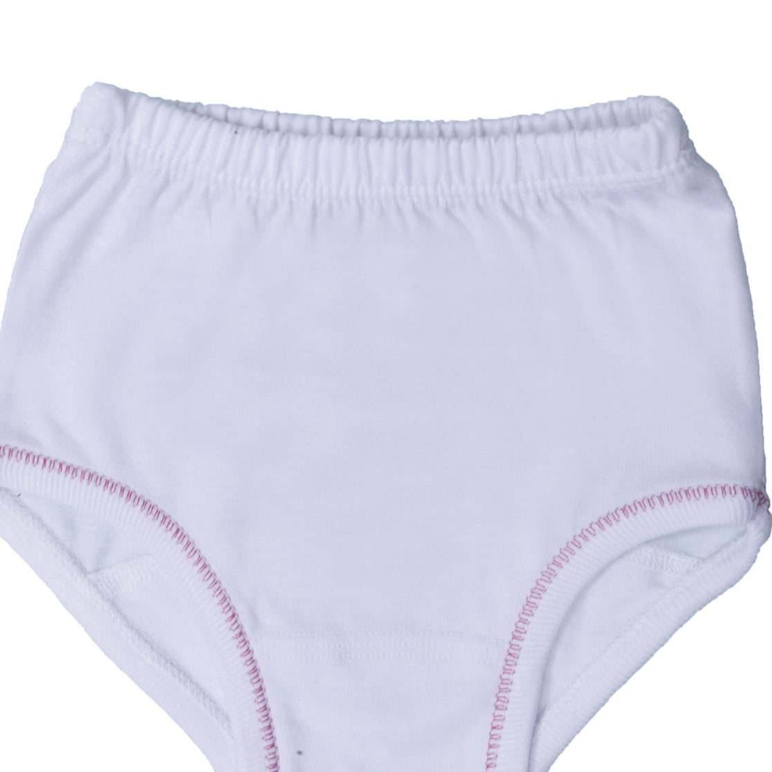 Pack Of 2 Panty 0503 Ruffled Cotton Underwear For Girls White