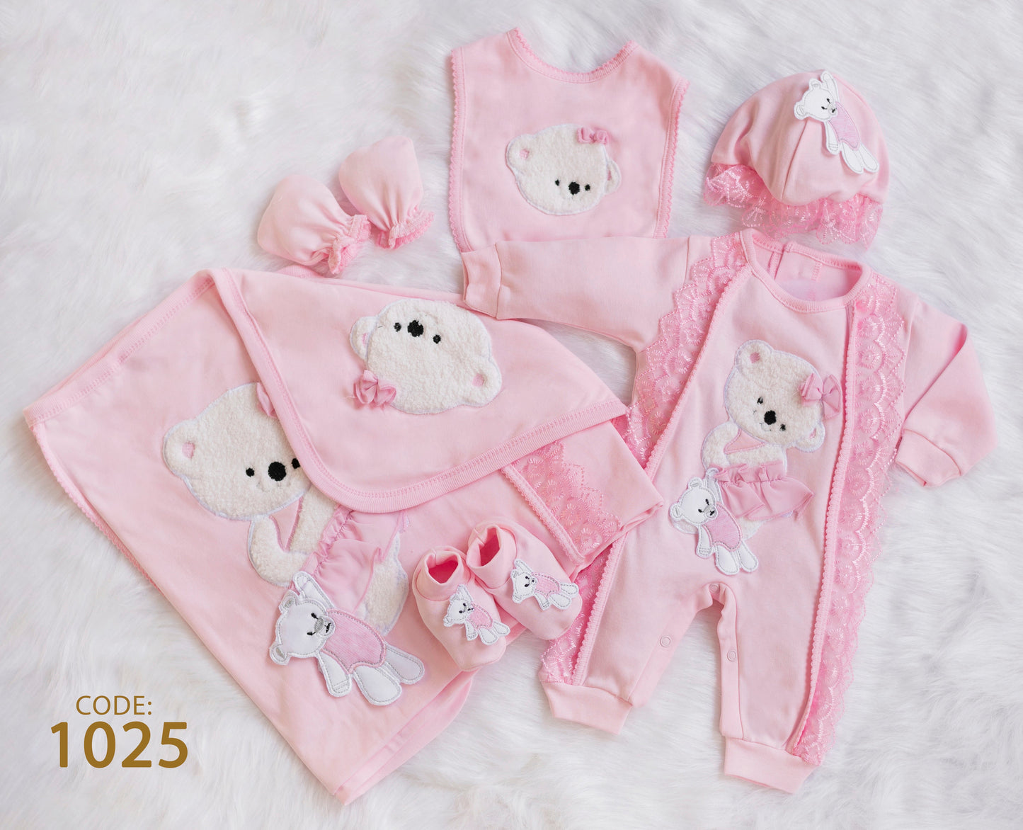 Wika 1025 Newborn cotton set ( Baby shower set ) ( Hospital kit)