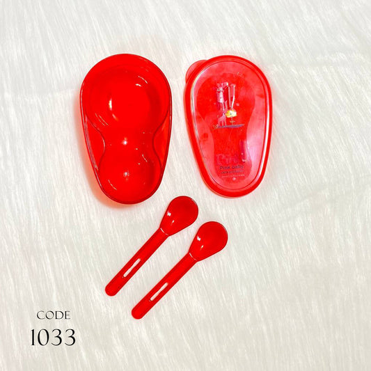 Food Set 1033 Plat, Spoon, Frog with cover For Unisex