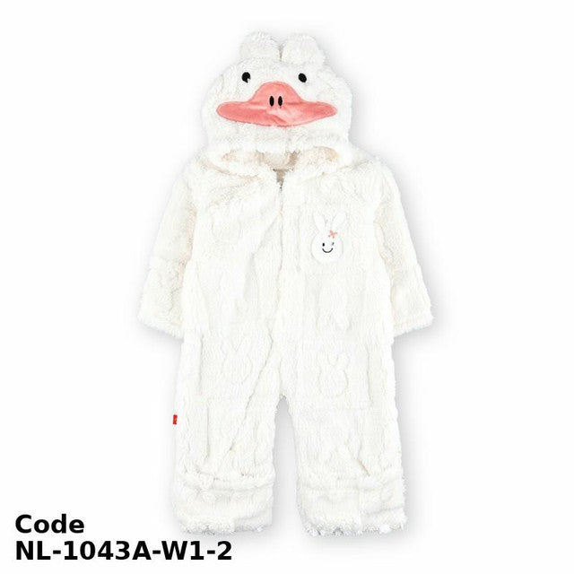 Bodysuit Nl-1043A-W Winter White For Boys