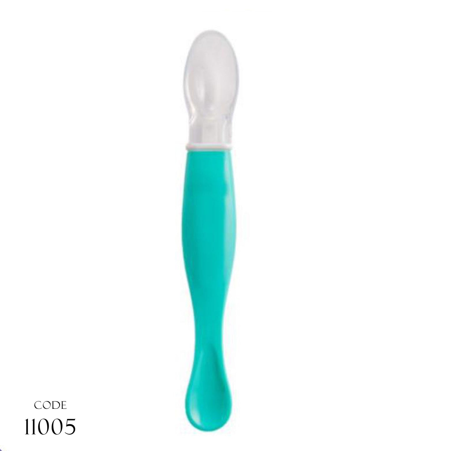 Silicone Baby Spoon Green - 11005