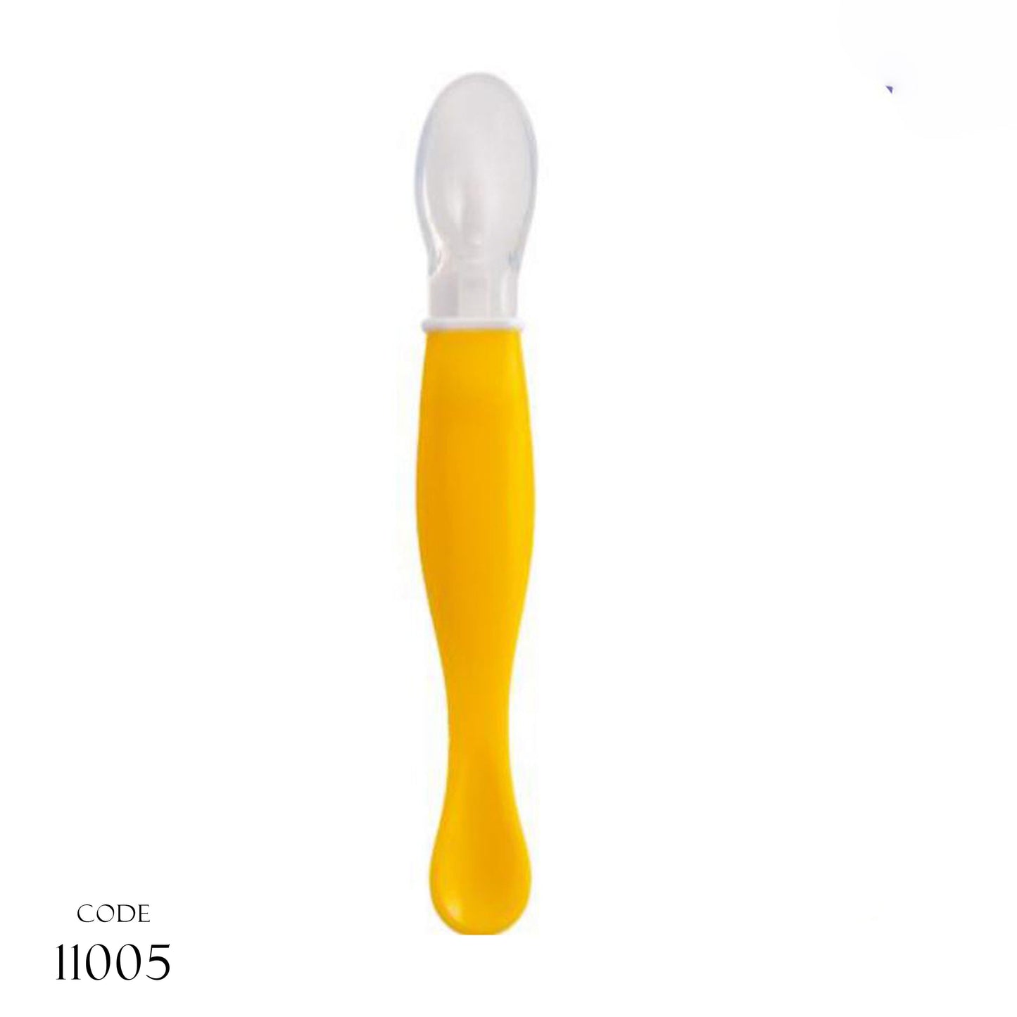 Silicone Baby Spoon Yellow - 11005