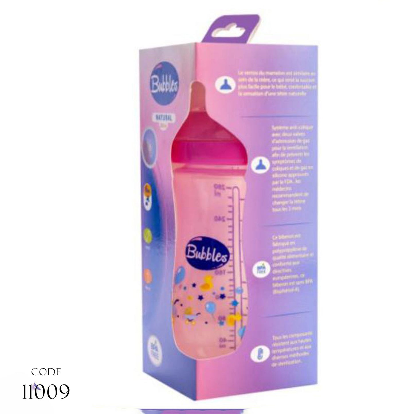 Bottle 11009 natural feeding without hand 280 ml  For Girls