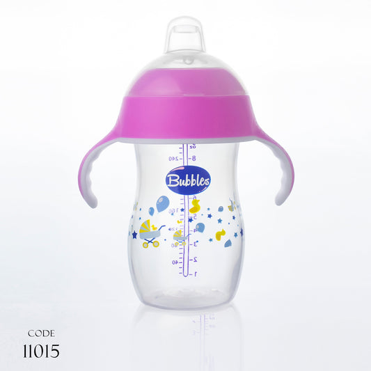 Natural Sippy Cup 11015 For Babies - 280Ml Pink  For Girls