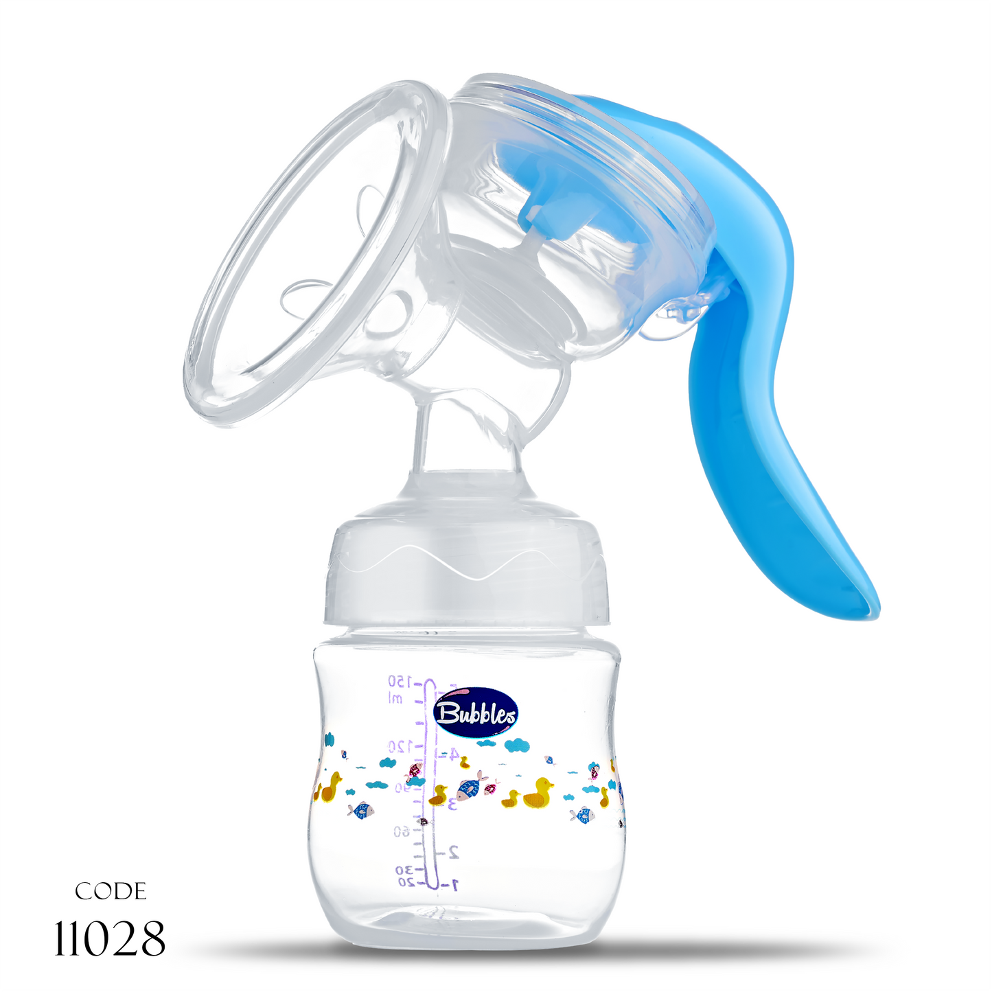 Breast Pump 11028 Built-In Bottle For Unisex Blue