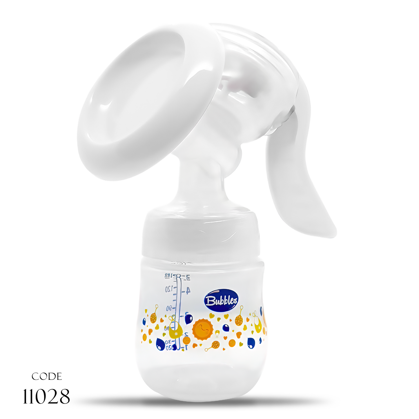 Breast Pump 11028 Built-In Bottle For Unisex White