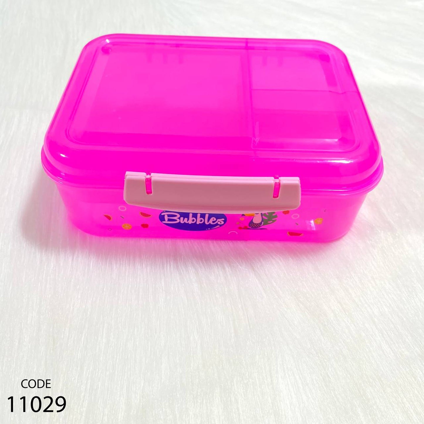 Lunch Box 11029 Two-Level For Kids For Girls Pink