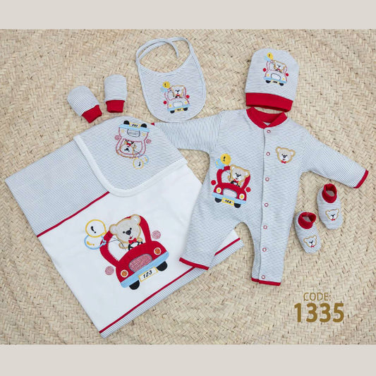 Velvet New Born Bodysuit Set For Baby - For winter