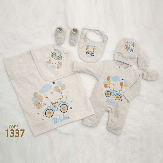 Velvet New Born Bodysuit Set For Baby - For winter