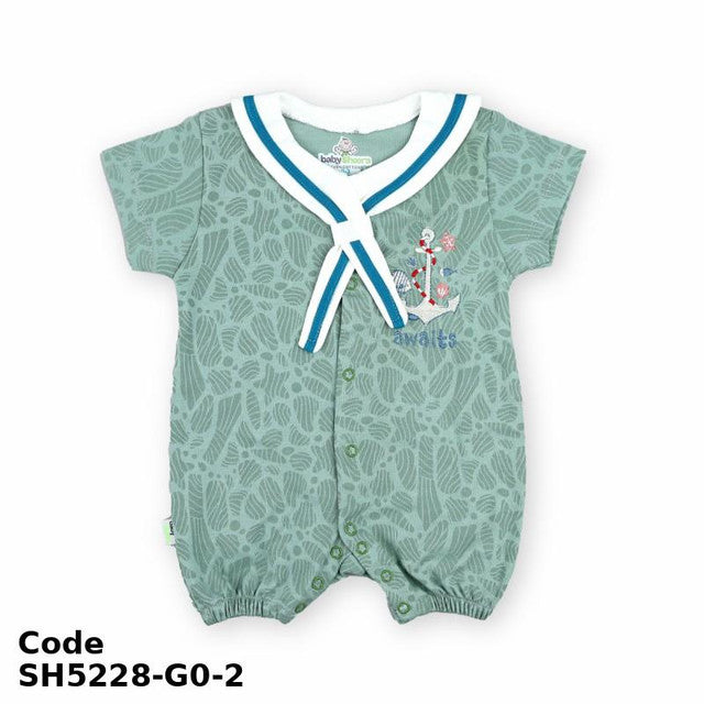 Bodysuit Sh5228-G Summer Green For Boys