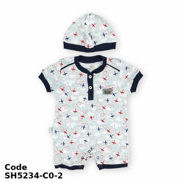 Bodysuit Sh5234-C Summer Multicolor For Boys