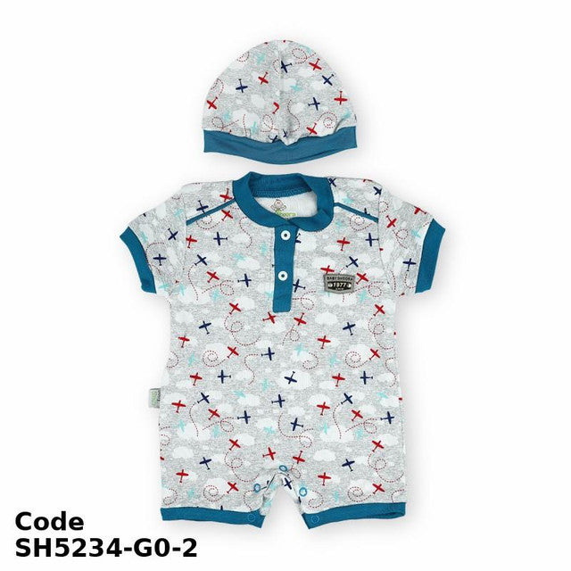 Bodysuit Sh5234-G Summer Multicolor For Boys