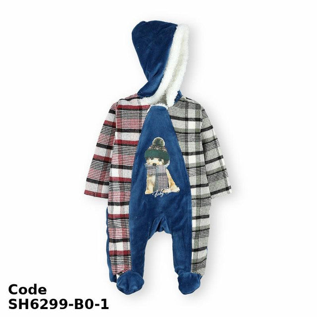 Bodysuit Sh6299-B Winter Blue For Boys