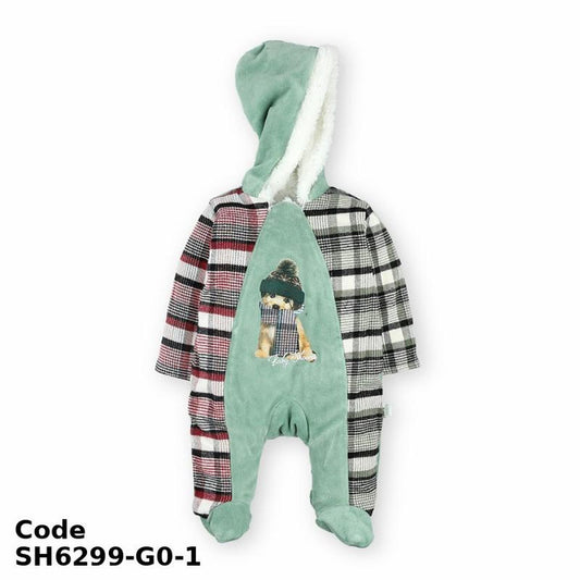 Bodysuit Sh6299-G Winter Green For Boys