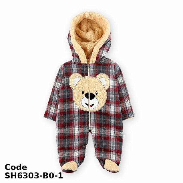 Bodysuit Sh6303-B Winter Burghandy For Boys