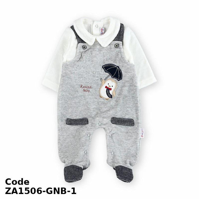 Bodysuit Za1506-Gn Winter Grey For Boys