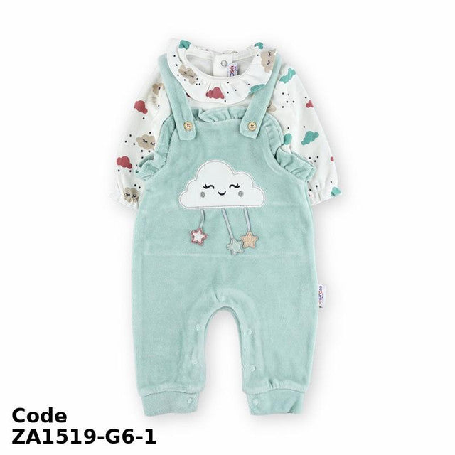 Bodysuit Za1519-G Winter Green For Girls