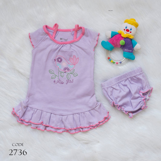 Dress 2736 Summer for newborn girls