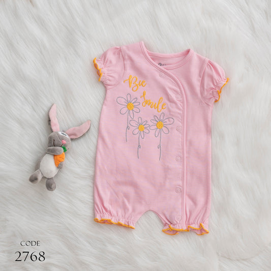 Newborn Cotton Bodysuit 2768 for Girls