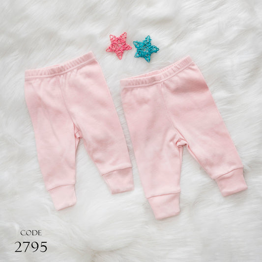 Pack of 2 Bottom 2795 for newborn Girls Pink