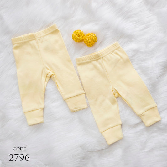 Pack of 2 Bottom 2796 for newborn Unisex Yellow