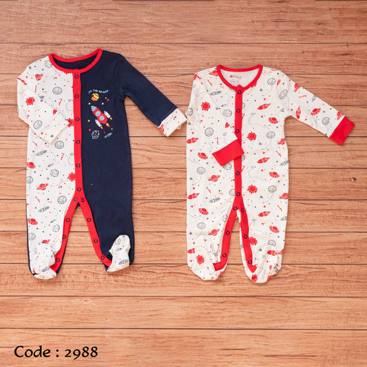 Set of 2 Newborn bodysuit Long sleeves