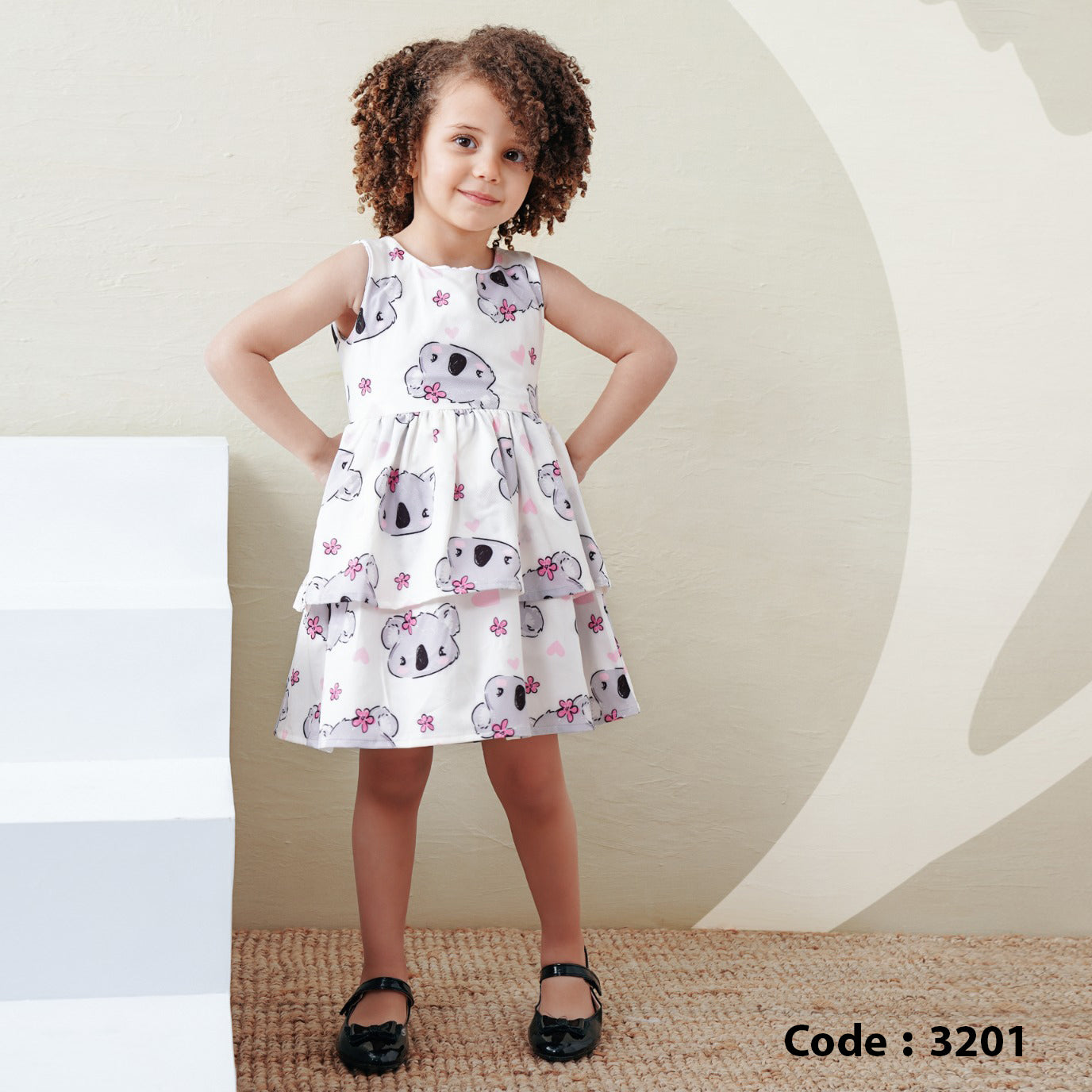 Summer Dress for Girls - Poplin