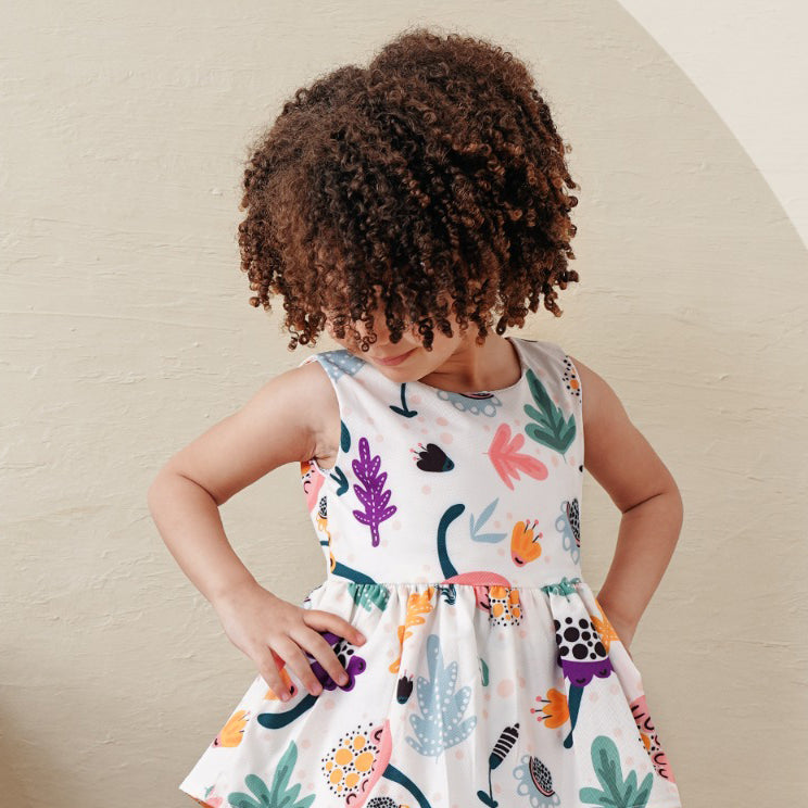 Summer Dress for Girls - Poplin