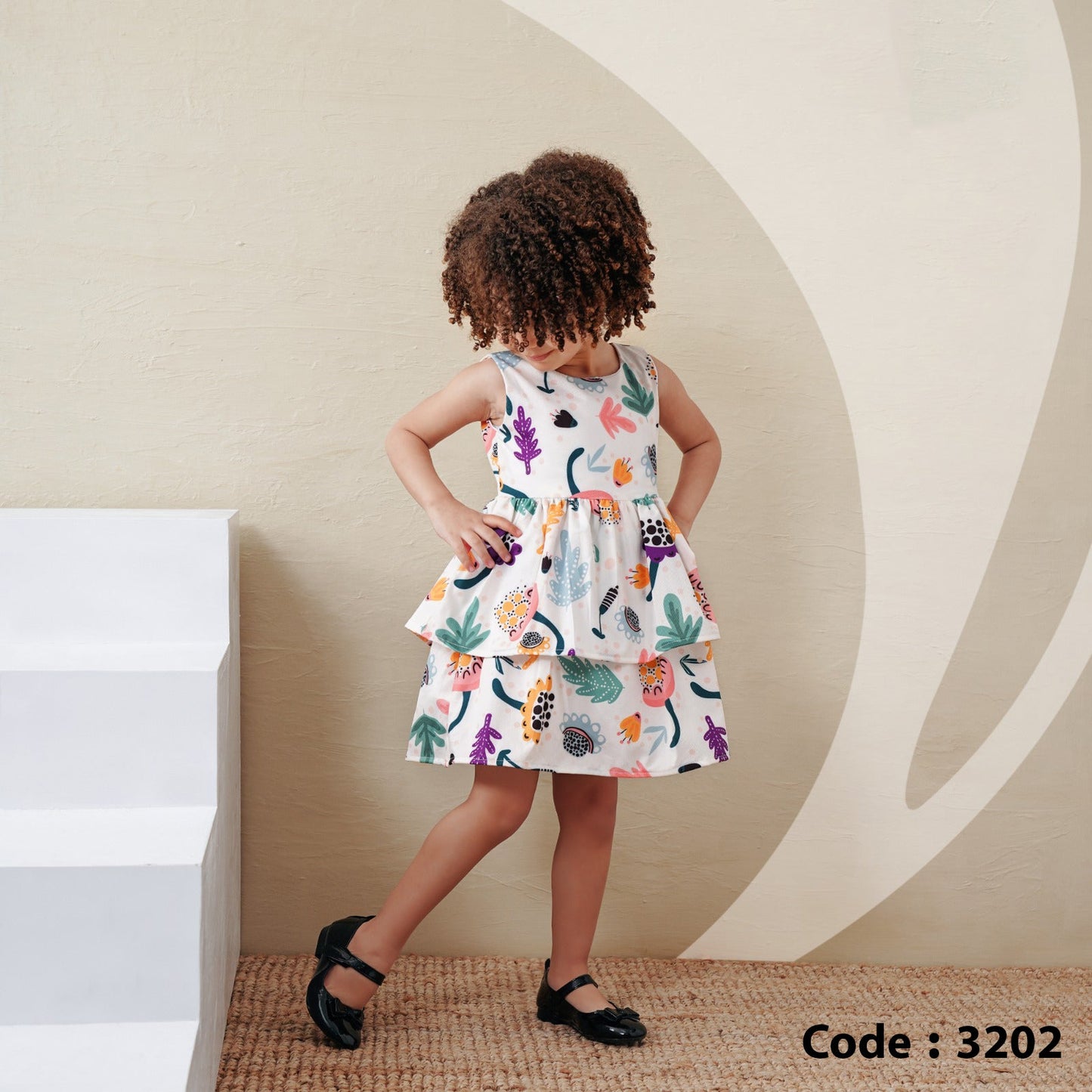 Summer Dress for Girls - Poplin