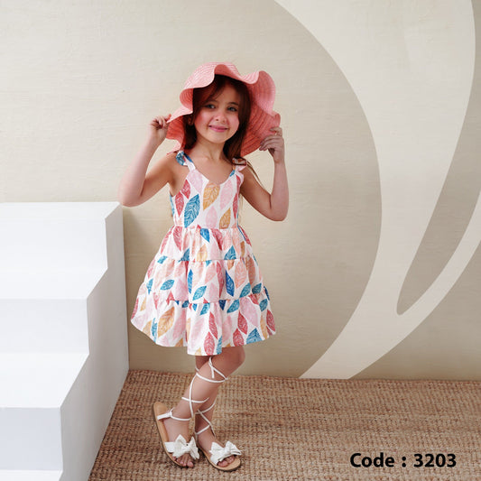 Summer Dress for Girls - Poplin