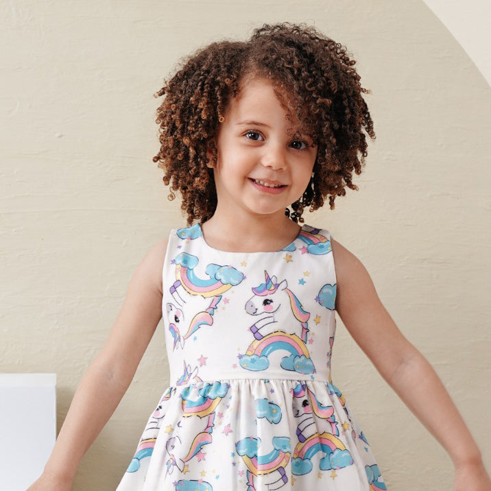 Summer Dress for Girls - Poplin