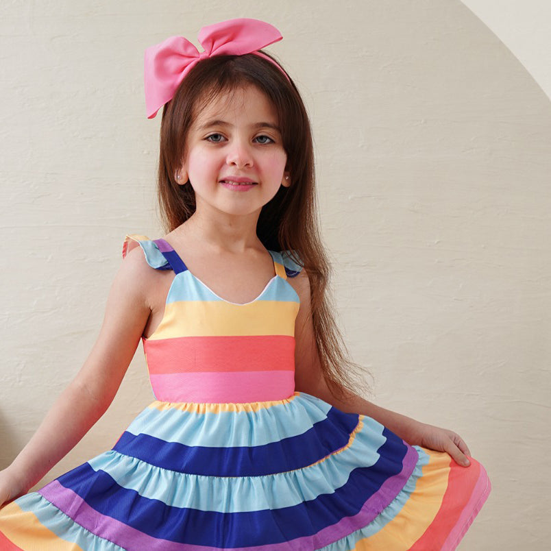 Summer Dress for Girls - Poplin