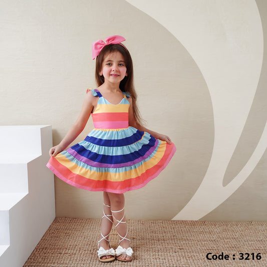 Summer Dress for Girls - Poplin