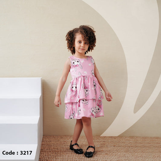 Summer Dress for Girls - Poplin