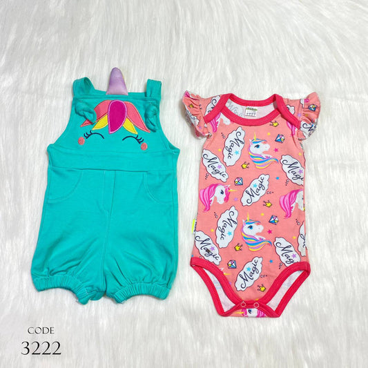 Bodysuit 3222 Pack Of 2 Winter For Girls