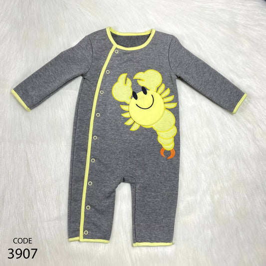 Bodysuits 3907 Cotton Melton Lined With Plush For Boys Multicolor