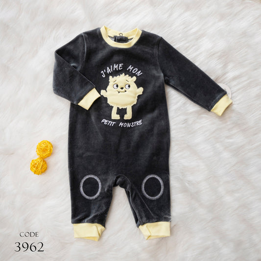 Bodysuit 3962 Velvet For Newborn - Winter