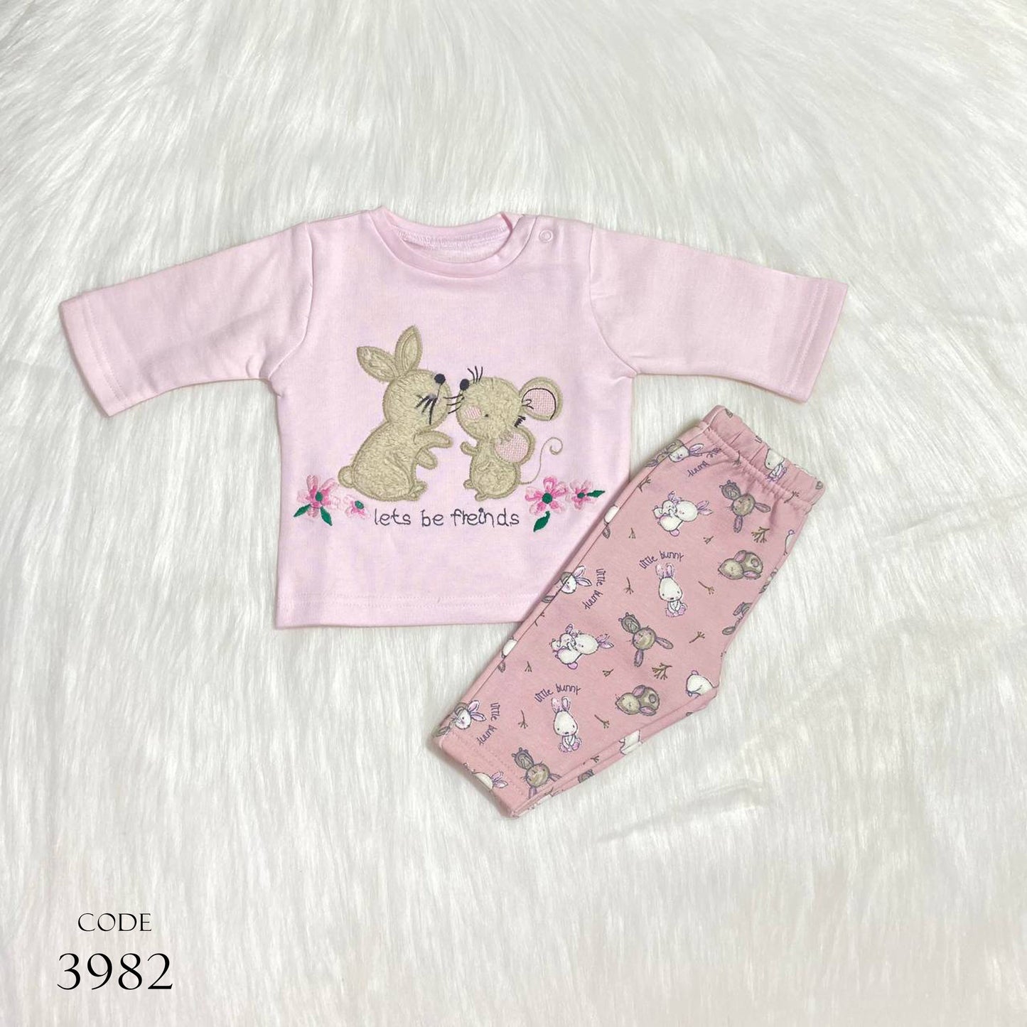 Pajama 3982 Winter Metlon Pink