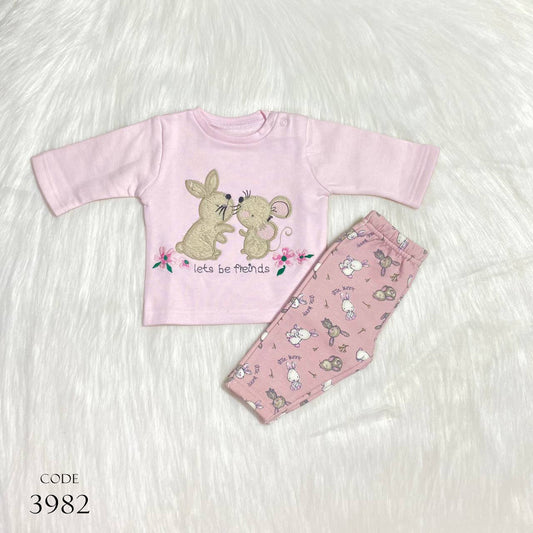 Pajama 3982 Winter Metlon Pink