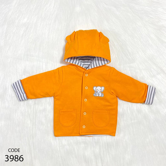 Jacket 3986 Fur Lining For Unisex Orange