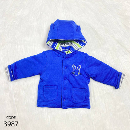 Jacket 3987 Fur Lining For Unisex Blue