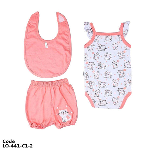 Bodysuit Lo-441 Summer Multicolor For Girls