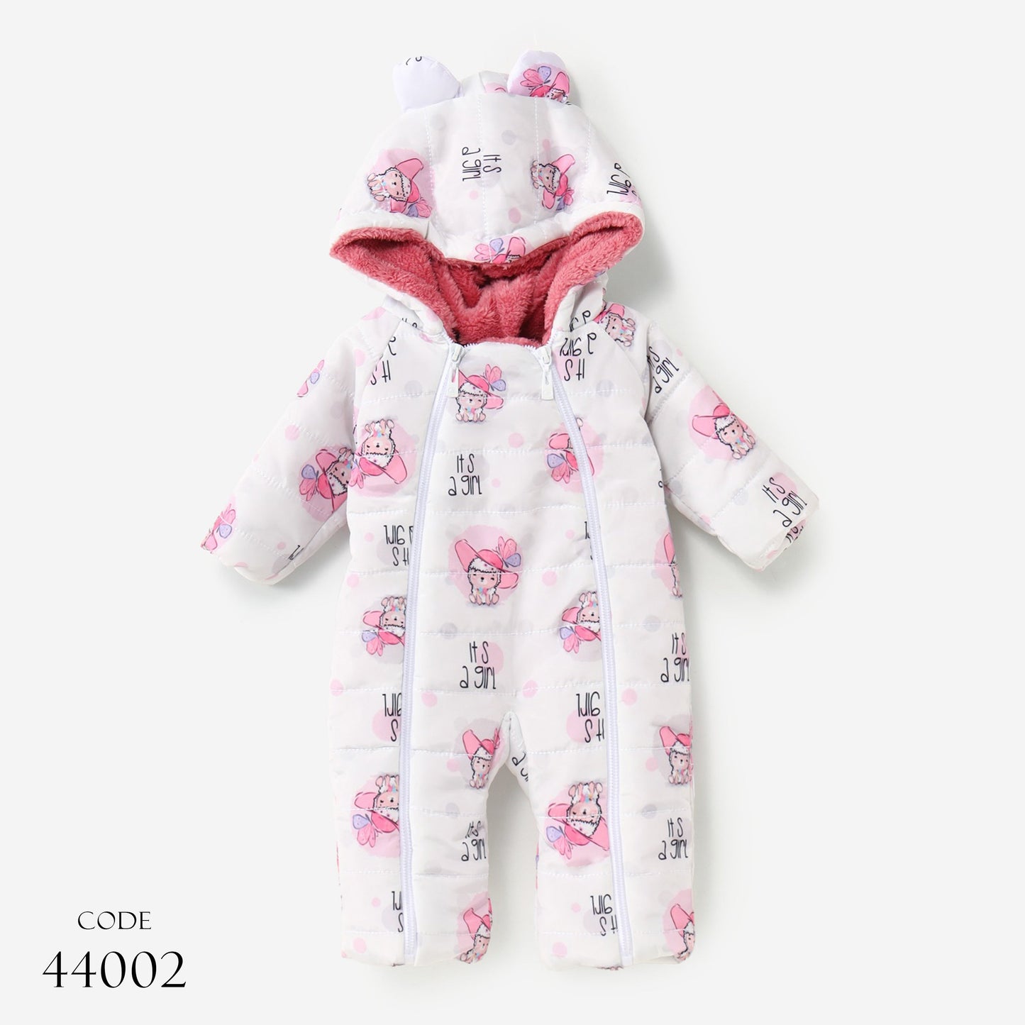 Fur Bodysuit 44002 For Baby Two Side Fur - Winter Girls