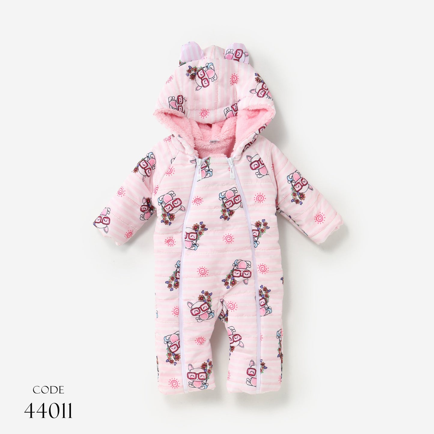 Fur Bodysuit 44011 For Baby Two Side Fur - Winter Girls