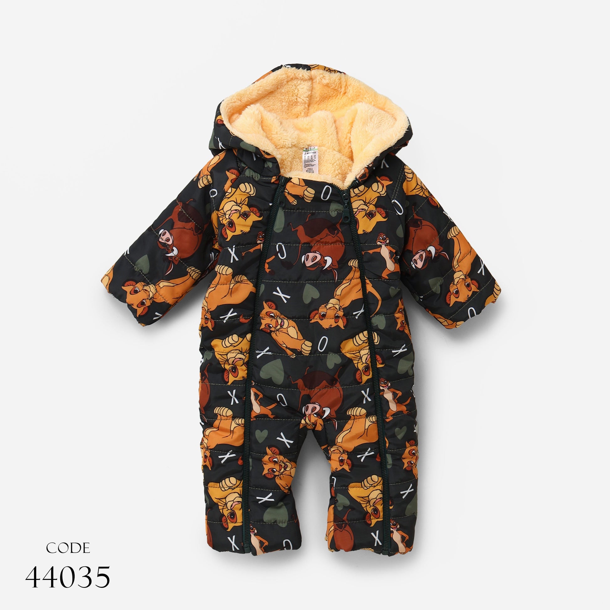 Velvet New Born Bodysuit Set For Baby - For winter