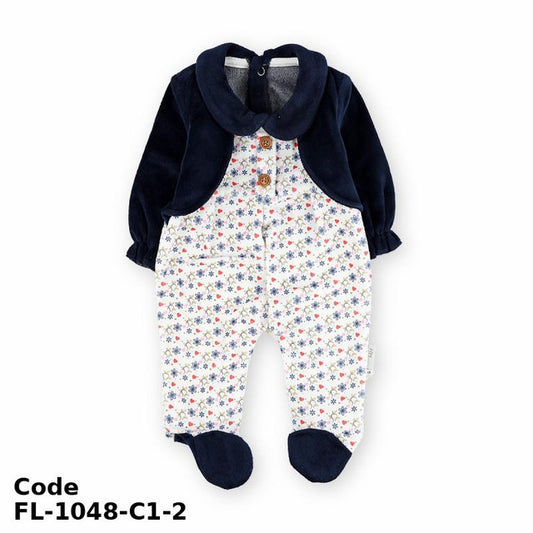 Bodysuit Fl-1048-C Winter Multicolor For Girls