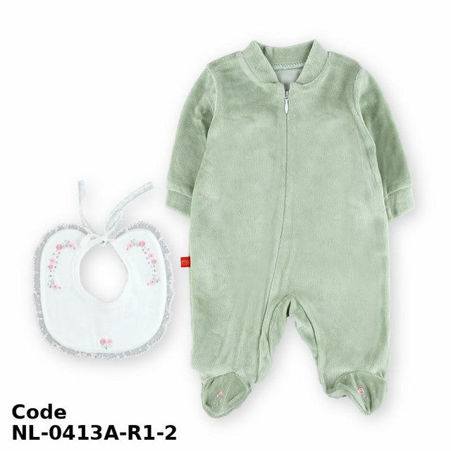 Bodysuit Nl-0413A-R Winter Green For Girls