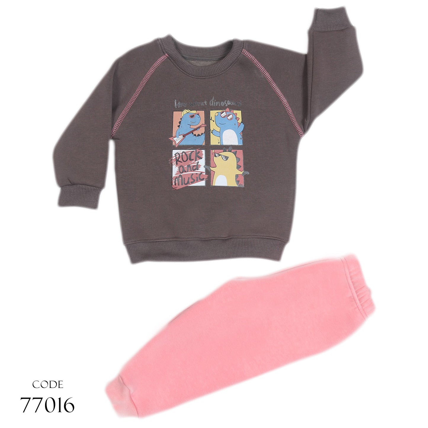 Pajama 77016 Winter Melton Cotton For Girls