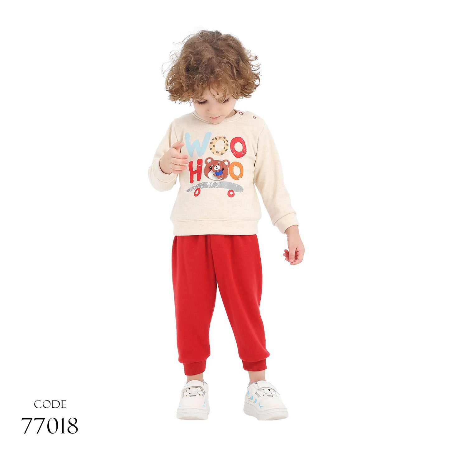 Pajama 77018 Winter Melton Cotton For Unisex