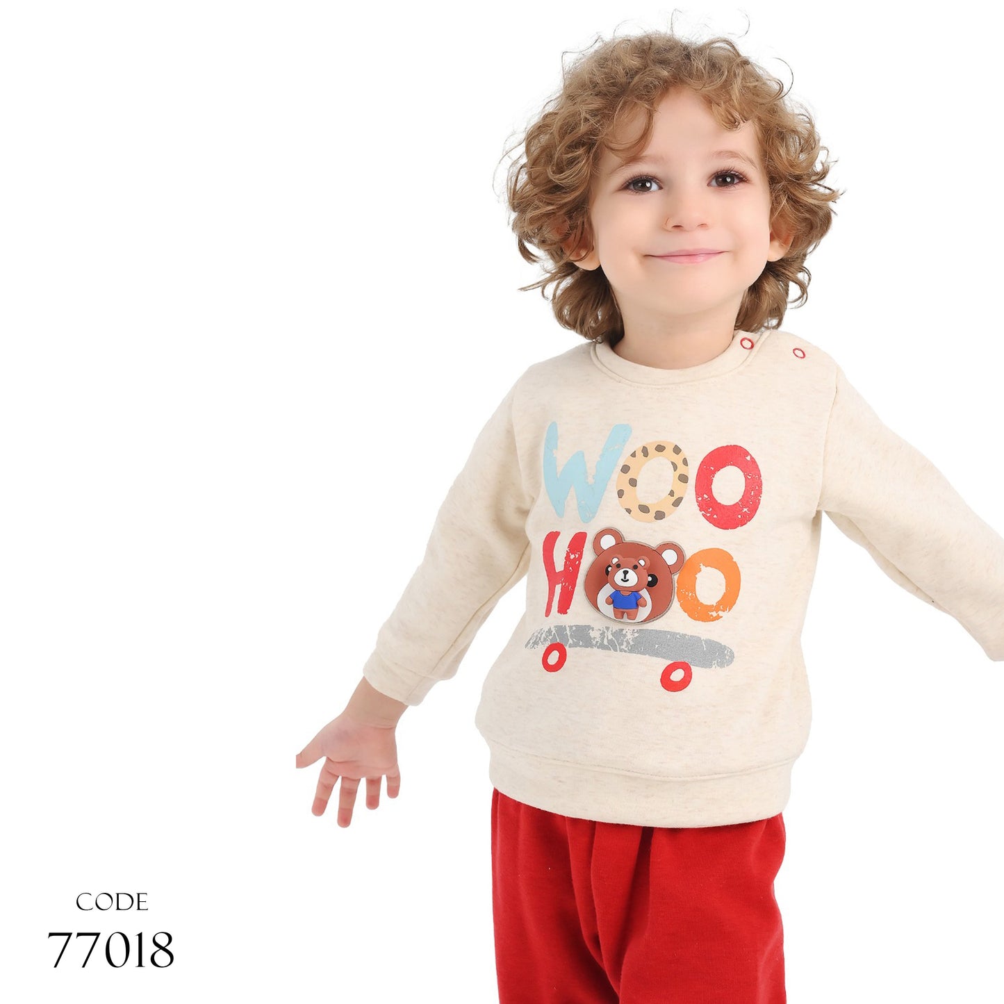 Pajama 77018 Winter Melton Cotton For Unisex